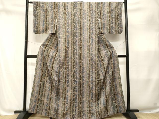 平和屋着物■小紋 草花間道 洗える着物 CABM1898ev