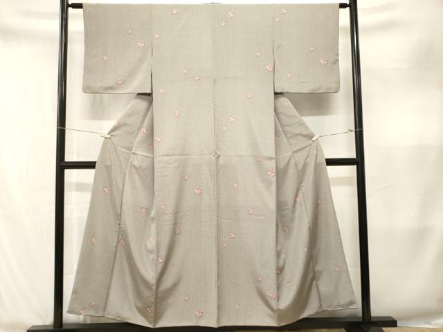 平和屋着物■小紋 縞 丸文 やまと誂製 洗える着物 CABM1899ev