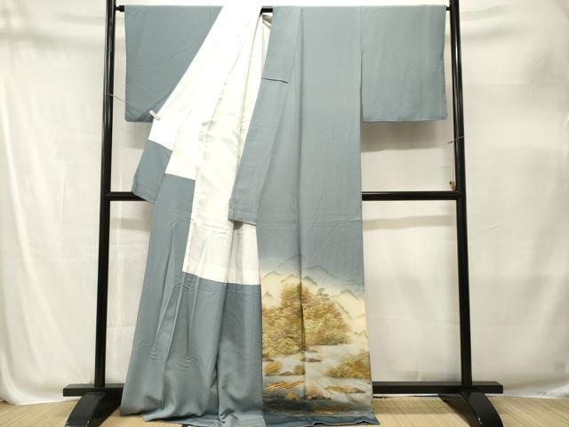 平和屋着物■豪華色留袖 御所解文 暈し染め 金彩 ロング丈 正絹 逸品 CABM1928ev
