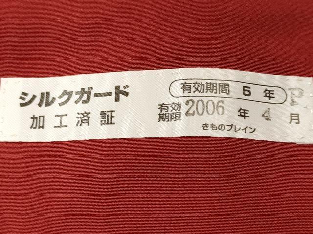 平和屋着物■上質な紬 絣文様 正絹 逸品 CABM1945ev