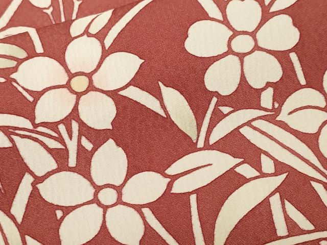 平和屋着物■訪問着 刺繍 草花文 正絹 逸品 CABM1984ev