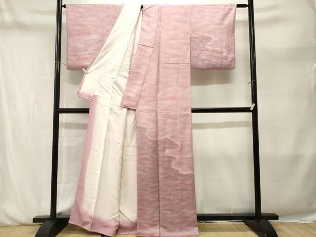 平和屋着物■訪問着 霞文 暈し染め 正絹 逸品 CABM1989ev