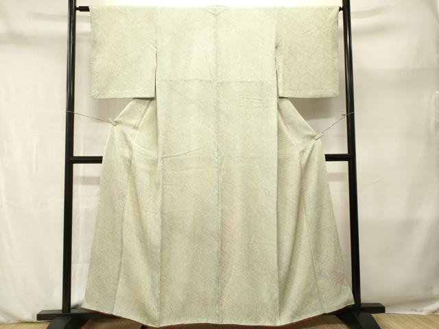 平和屋着物■大変加工の良い総絞り小紋 正絹 逸品 CABM1992ev
