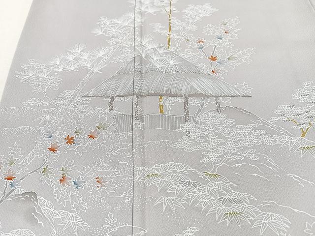 平和屋着物■訪問着 風景文 正絹 逸品 CABM2019xe