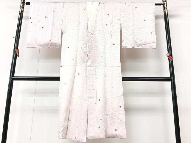 平和屋着物■長襦袢 袷 絞り 丸文 正絹 逸品 CABM2041xe