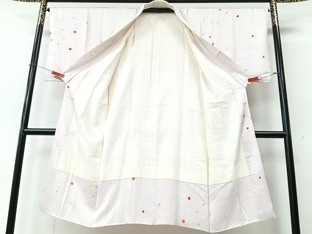 平和屋着物■長襦袢 袷 絞り 丸文 正絹 逸品 CABM2041xe