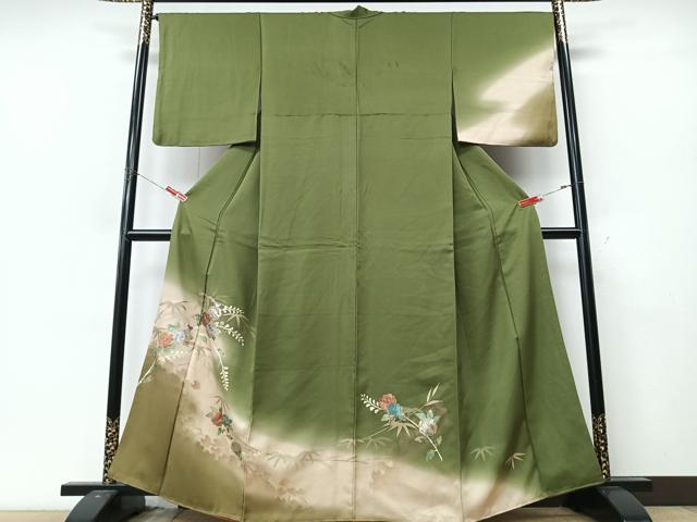 平和屋着物■訪問着 辻が花 暈し染め 金彩 正絹 逸品 CABM2061xe