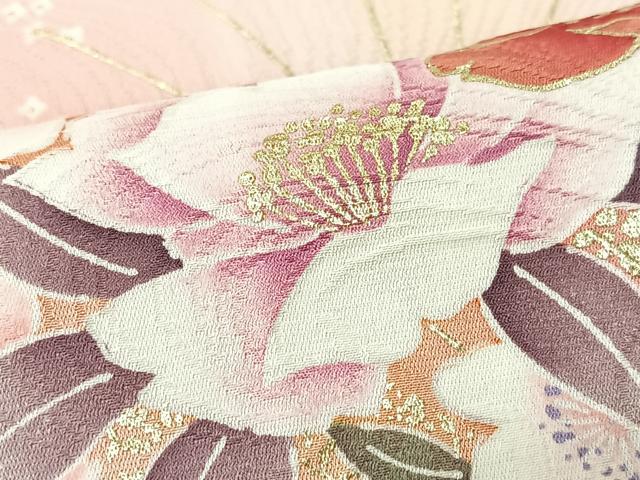 平和屋着物■訪問着 花鳥文 暈し染め 金彩 正絹 逸品 CABM2143xe