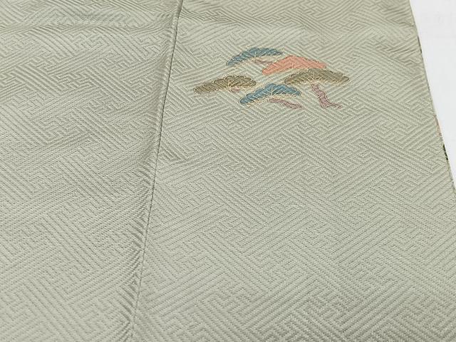 平和屋着物■豪華色留袖 駒刺繍 風景立波松文 暈し染め 金彩 正絹 逸品 CABM2158xe