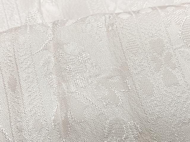 平和屋着物■長襦袢 無双仕立て 花唐草地紋 正絹 逸品 CABM2252xe
