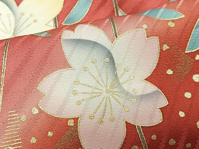 平和屋着物■豪華振袖 駒刺繍 枝垂れ花蝶文 暈し染め 金彩 正絹 逸品 CABM2255xe