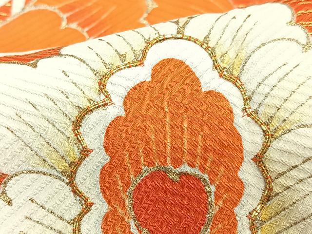 平和屋着物■豪華振袖 駒刺繍 更紗花唐草文 金彩 正絹 逸品 CABM2259xe
