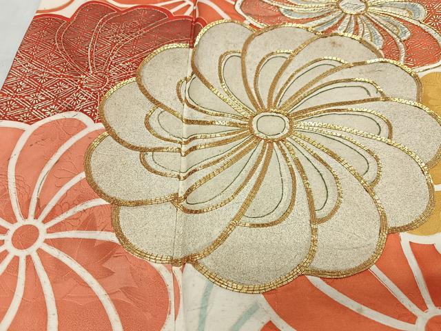 平和屋着物■豪華振袖 駒刺繍 花尽くし 金彩 正絹 逸品 CABM2271xe