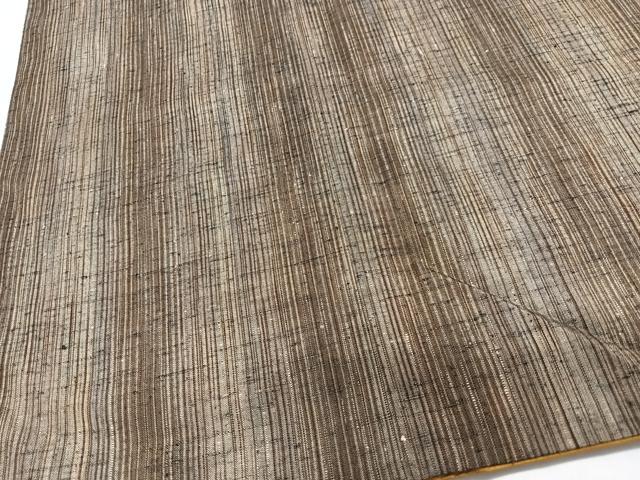 平和屋着物■上質な紬 縞 ロング丈 正絹 逸品 CABM2279xe