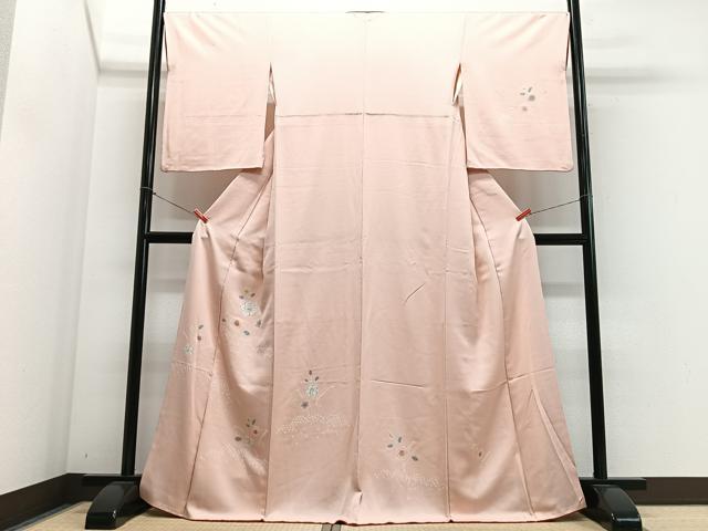平和屋着物■訪問着 手描き 絞り 辻が花 正絹 逸品 CABM2283xe