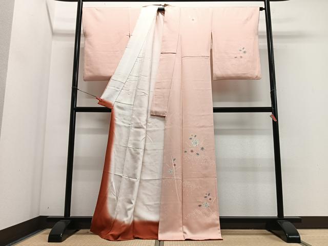 平和屋着物■訪問着 手描き 絞り 辻が花 正絹 逸品 CABM2283xe
