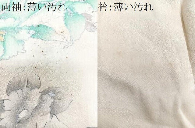 平和屋着物■豪華振袖 駒刺繍 手描き 花鳥文 暈し染め 金銀糸 正絹 逸品 CABM2291xe