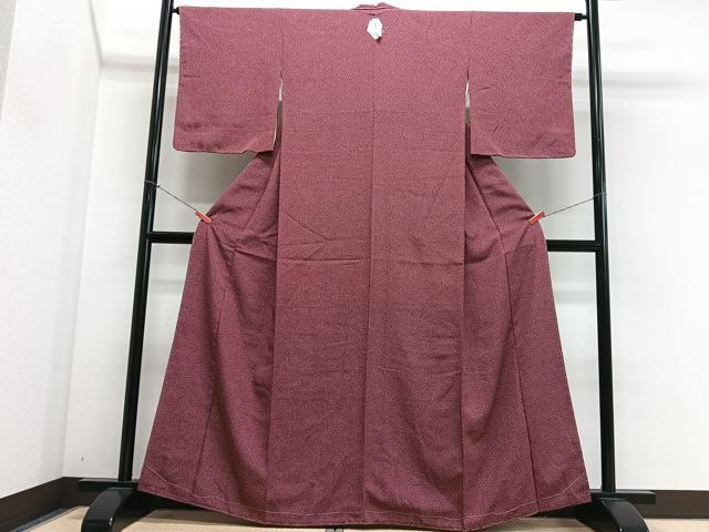 平和屋着物■江戸小紋 保科勝信 江戸小紋 大小霰 正絹 逸品 未使用 CABM2295xe