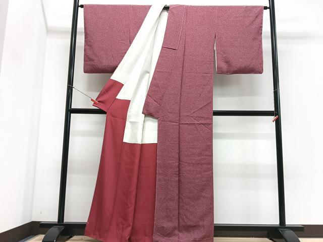平和屋着物■江戸小紋 保科勝信 江戸小紋 大小霰 正絹 逸品 未使用 CABM2295xe