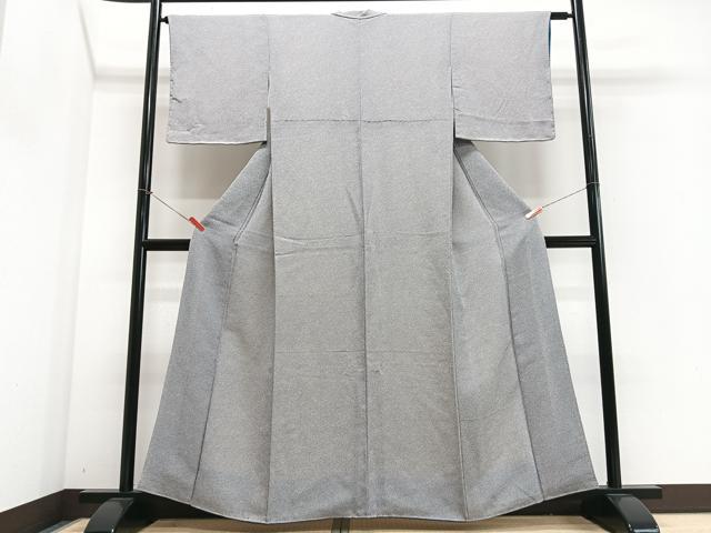 平和屋着物■上質な小紋 総絞り 鹿の子文様 鬼しぼ縮緬 正絹 逸品 CABM2308xe