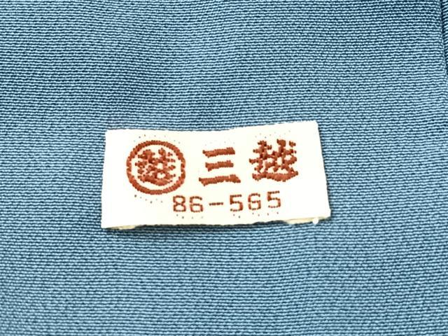 平和屋着物■上質な小紋 風景文 鬼しぼ縮緬 三越扱い 正絹 逸品 CABM2342xe