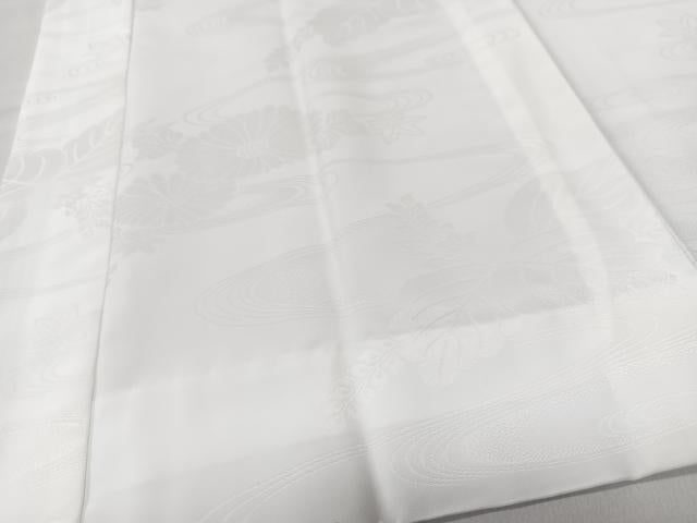 平和屋着物■長襦袢 無双仕立て 流水舞葉地紋 洗える着物 CABM2343xe