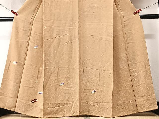 平和屋着物■訪問着 扇面花文 金彩 正絹 逸品 CABM2366xe