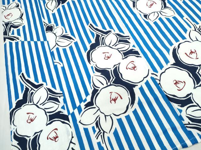 平和屋着物∴夏物 浴衣 枝椿 綿 逸品 未使用 CABM2405ng