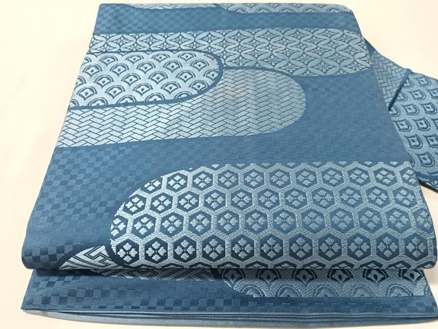 平和屋着物●西陣 川島織物 九寸名古屋帯 唐織 霞吉祥文 正絹 逸品 CABM2833vp