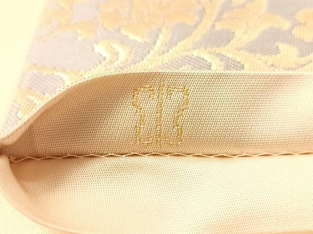 平和屋着物●西陣 川島織物 六通柄 本袋帯 道長吉祥花鳥文 金銀糸 正絹 逸品 CABM2860vp