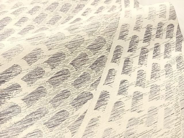 平和屋着物●西陣まいづる謹製 六通柄袋帯 姫路城 世界文化遺産 銀糸 証紙付き 正絹 逸品 CABM2864vp