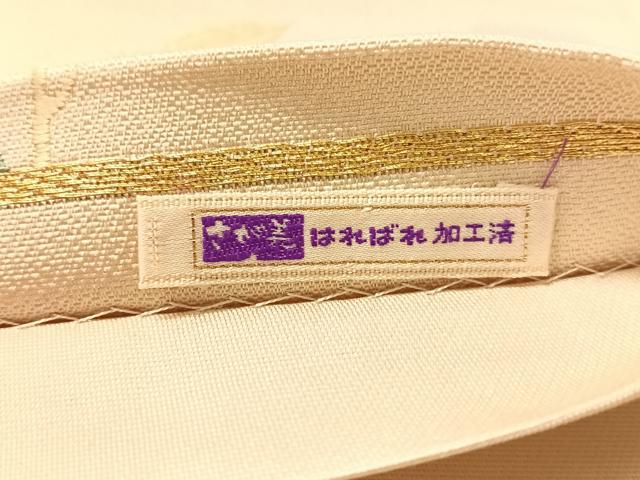 平和屋着物●六通柄袋帯 唐織 ミミズク 金糸 さが美扱い 正絹 逸品 CABM2893vp