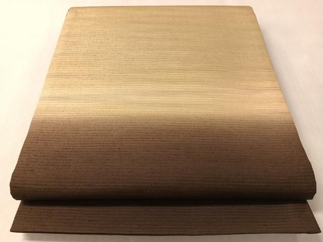 平和屋着物●太鼓柄袋帯 紬地 霞文 正絹 逸品 CABM3007vp
