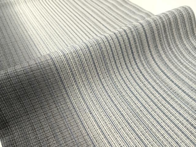 平和屋着物●両面 全通柄袋帯 縞 正絹 逸品 CABM3009vp