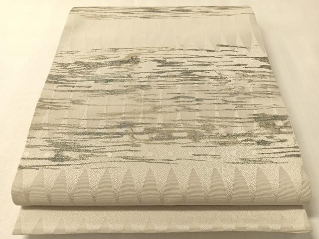 平和屋着物▽袋帯 スリーシーズン 春夏秋 六通柄 霞文 金銀彩 正絹 逸品 CABM3015vp