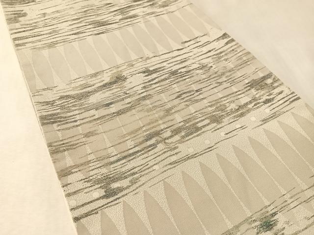 平和屋着物▽袋帯 スリーシーズン 春夏秋 六通柄 霞文 金銀彩 正絹 逸品 CABM3015vp