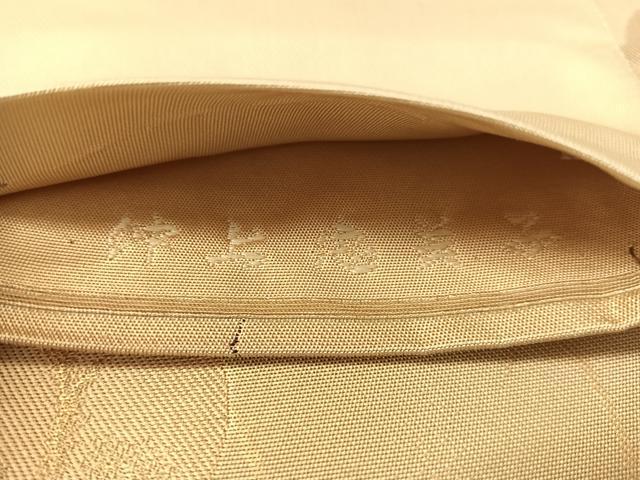 平和屋着物●西陣 六通柄袋帯 古今歌ごよみ 金糸 共箱・色紙付き 正絹 逸品 未使用 CABM3119vp