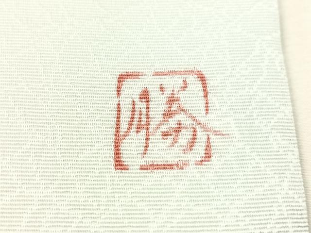 平和屋着物●九寸名古屋帯 作家物 手描き 地蔵 正絹 逸品 CABM3182vp
