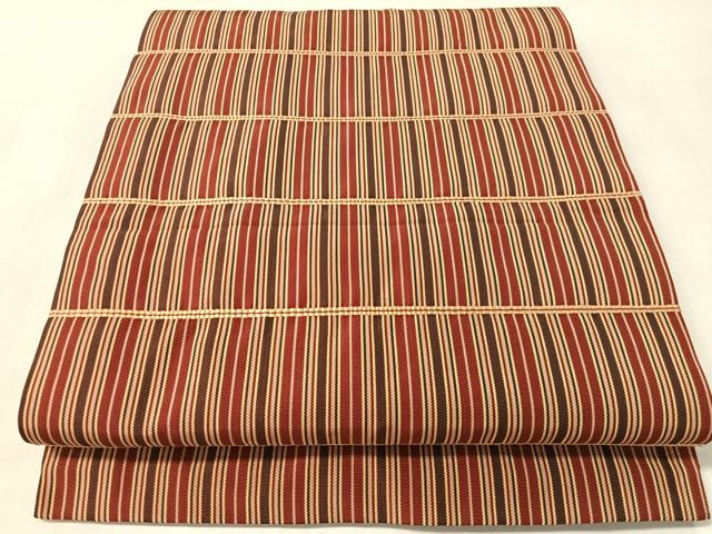 平和屋着物●全通柄 九寸開き名古屋帯 間道 正絹 逸品 CABM3200vp