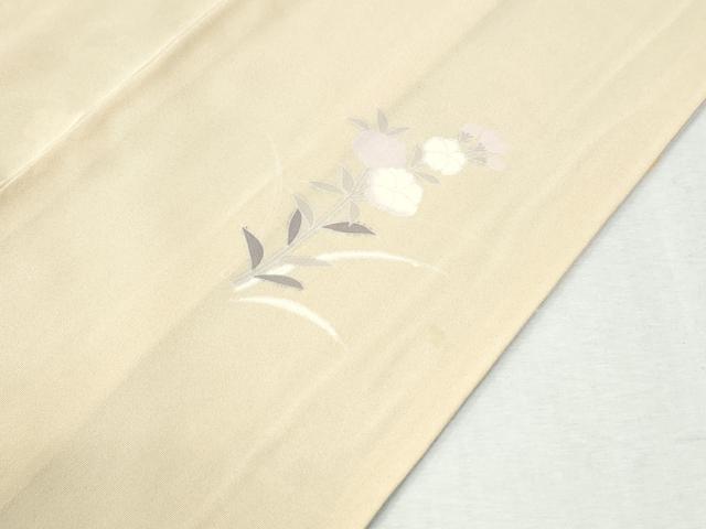 平和屋着物●訪問着 作家物 地紙短冊草花文 暈し染め 金彩 ロング丈 正絹 逸品 CABM3620yc