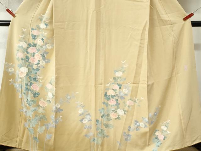 平和屋着物●訪問着 友禅 作家物 枝菊文 暈し染め 正絹 逸品 CABM3638yc