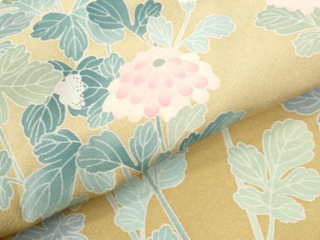 平和屋着物●訪問着 友禅 作家物 枝菊文 暈し染め 正絹 逸品 CABM3638yc