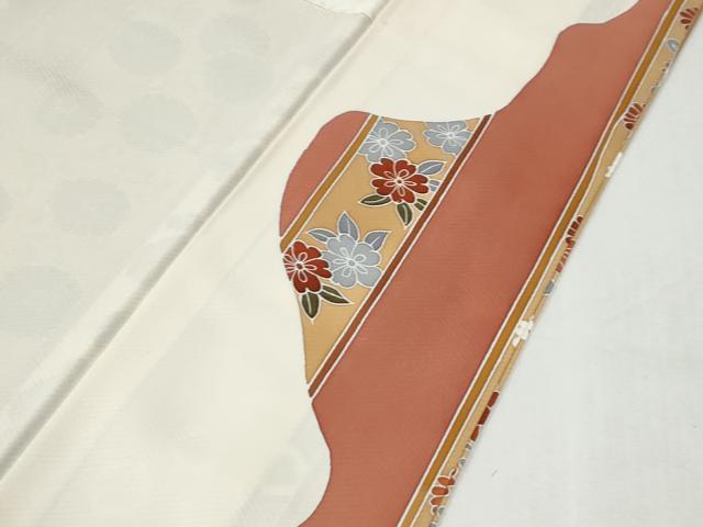 平和屋着物●訪問着 吉祥桐花松唐草文 金彩 正絹 逸品 CABM3639yc