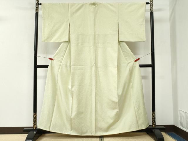 平和屋着物●上質な小紋 杢目絞り 正絹 逸品 CABM3674yc