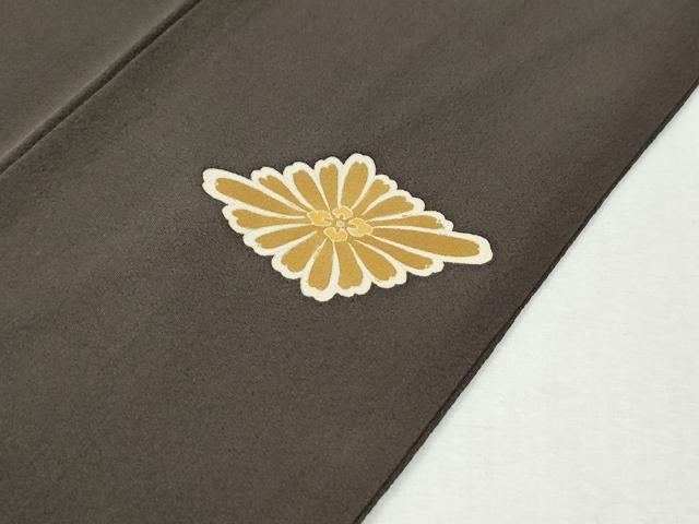 平和屋着物●訪問着 作家物 花菱松葉文 金彩 鬼しぼ縮緬 正絹 逸品 CABM3695yc