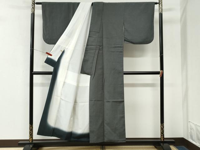 平和屋着物●本塩沢 やまだ織 絣文様 証紙付き 正絹 逸品 CABM3699yc