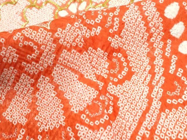 平和屋着物●豪華振袖 総絞り 駒刺繍 牡丹花車文 やまと誂製 正絹 逸品 CABM3714yc