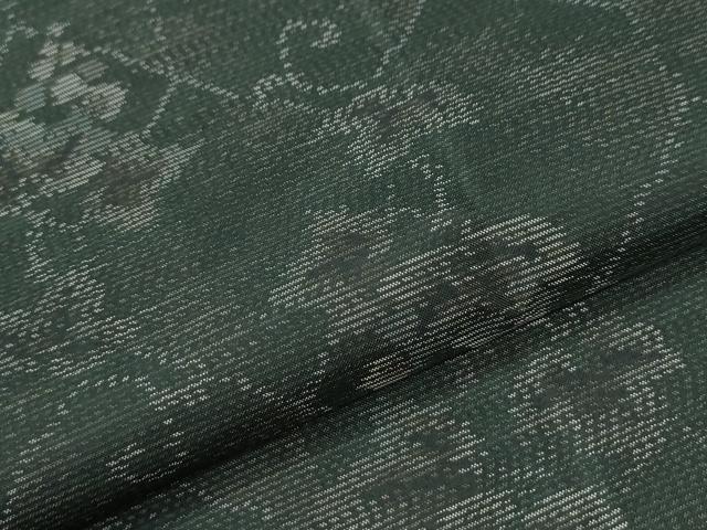 平和屋着物●本場大島紬 葡萄蔦の葉文 大山謹製 さが美扱い 証紙・証明書付き 正絹 逸品 CABM3726yc