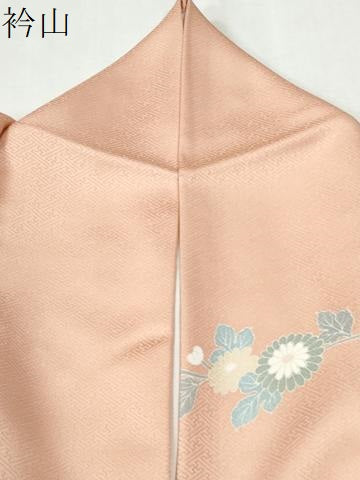 平和屋着物●訪問着 雪輪花蝶文 暈し染め 金彩 正絹 逸品 CABM3744yc