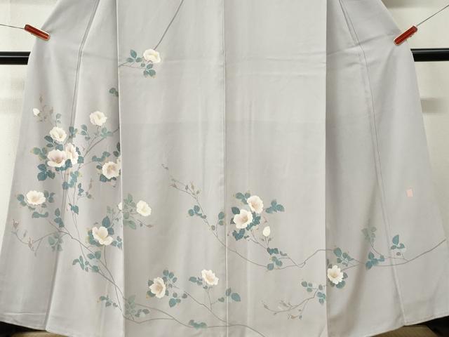 平和屋着物●訪問着 友禅 作家物 枝花文 正絹 逸品 CABM3764yc